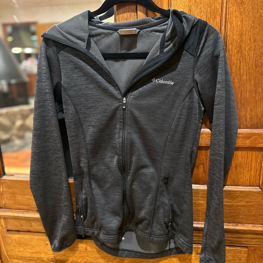 Columbia Gray Zip-Up Hoodie